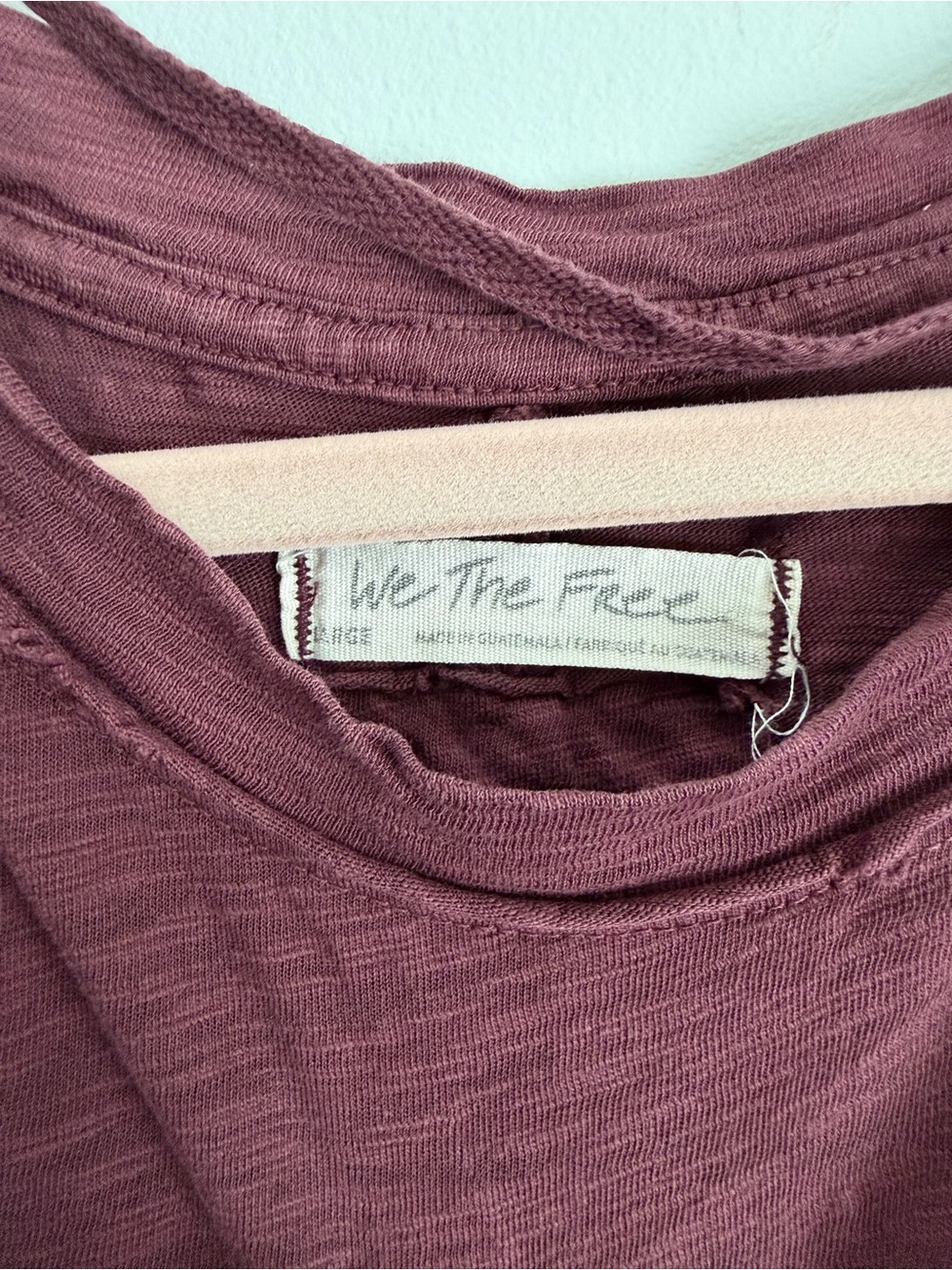We The Free Brown Long Sleeve Layering Shirt. Oversized Baggy Large. Boho Fall